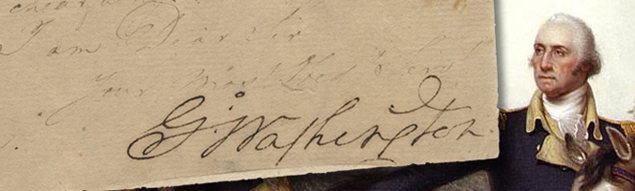 George Washington Handwritten Letter from Presidency for Sale