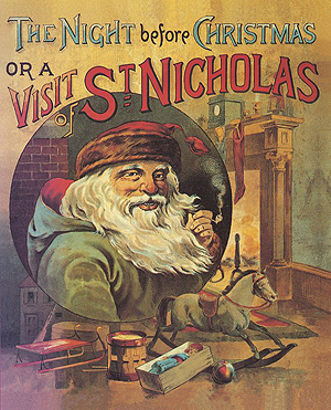 Image result for the christmas poem a visit from st nicholas is first published